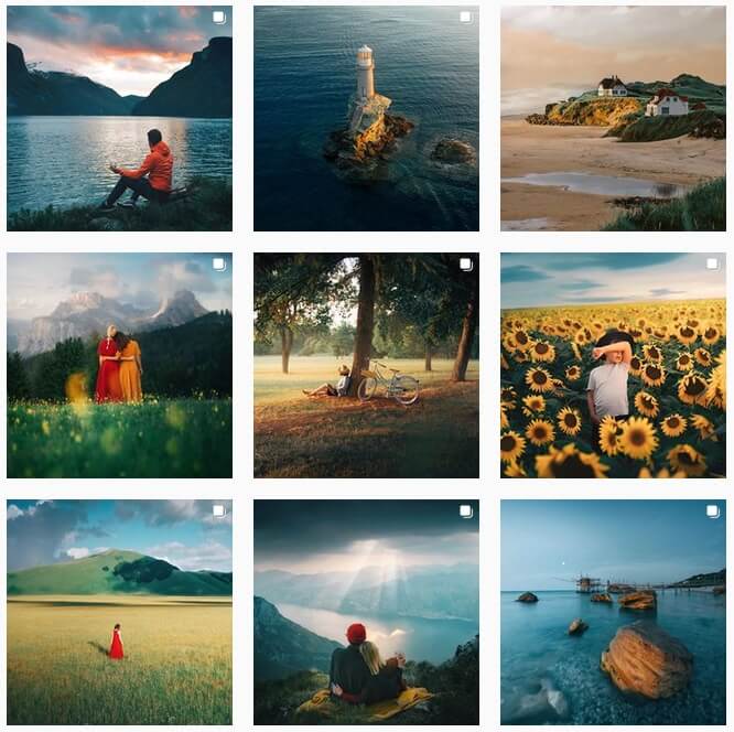 Популярный фотограф в Инстаграм