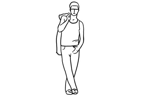 Позы для фотосессии мужчин