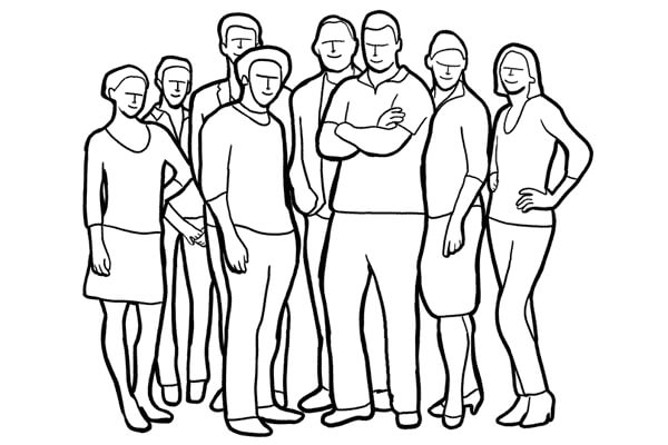 Позы для групповой фотосессии