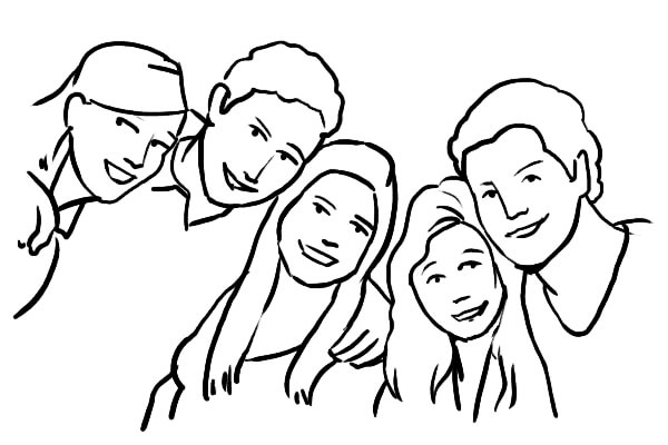 Позы для групповой фотосессии