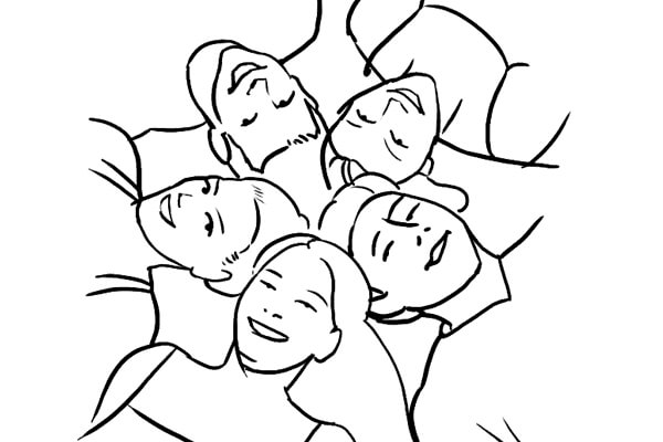 Позы для групповой фотосессии