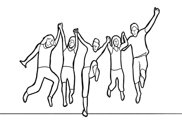 Позы для групповой фотосессии