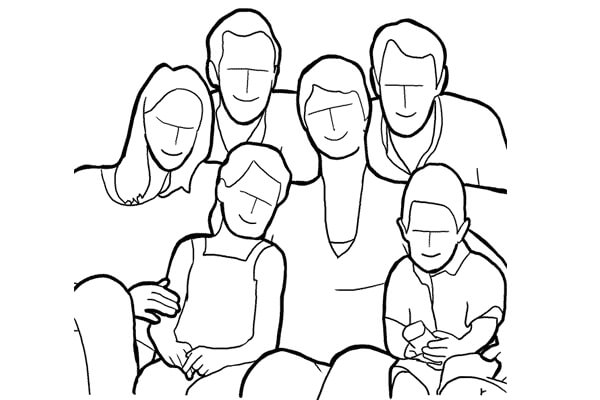 Позы для групповой фотосессии