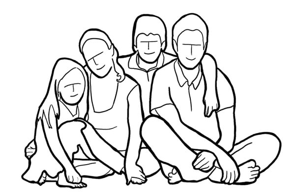 Позы для групповой фотосессии