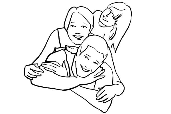 Позы для групповой фотосессии