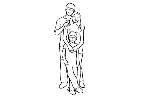 Позы для групповой фотосессии