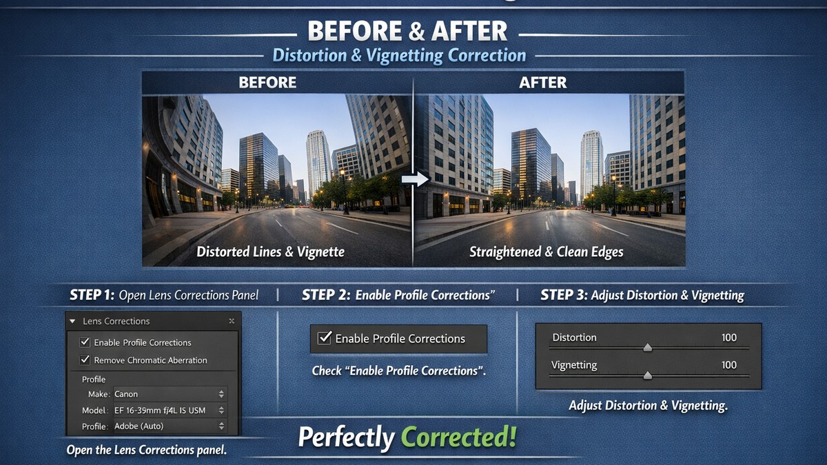 Lens Corrections Tips