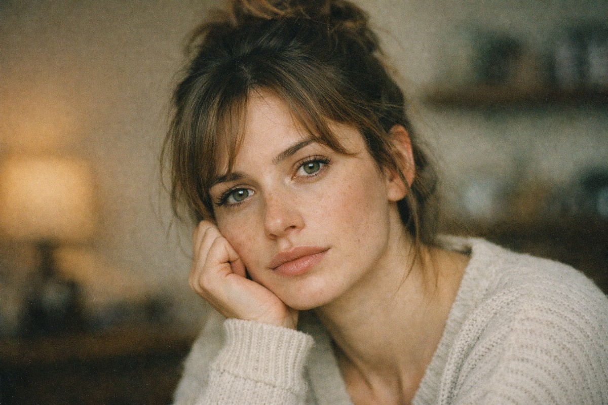 Portrait with subtle film look