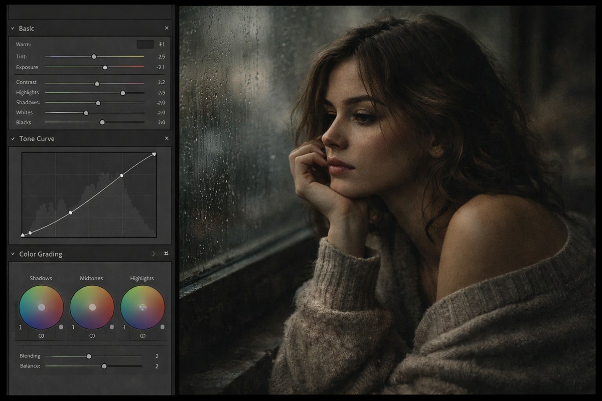 How to Create Moody Colors in Lightroom