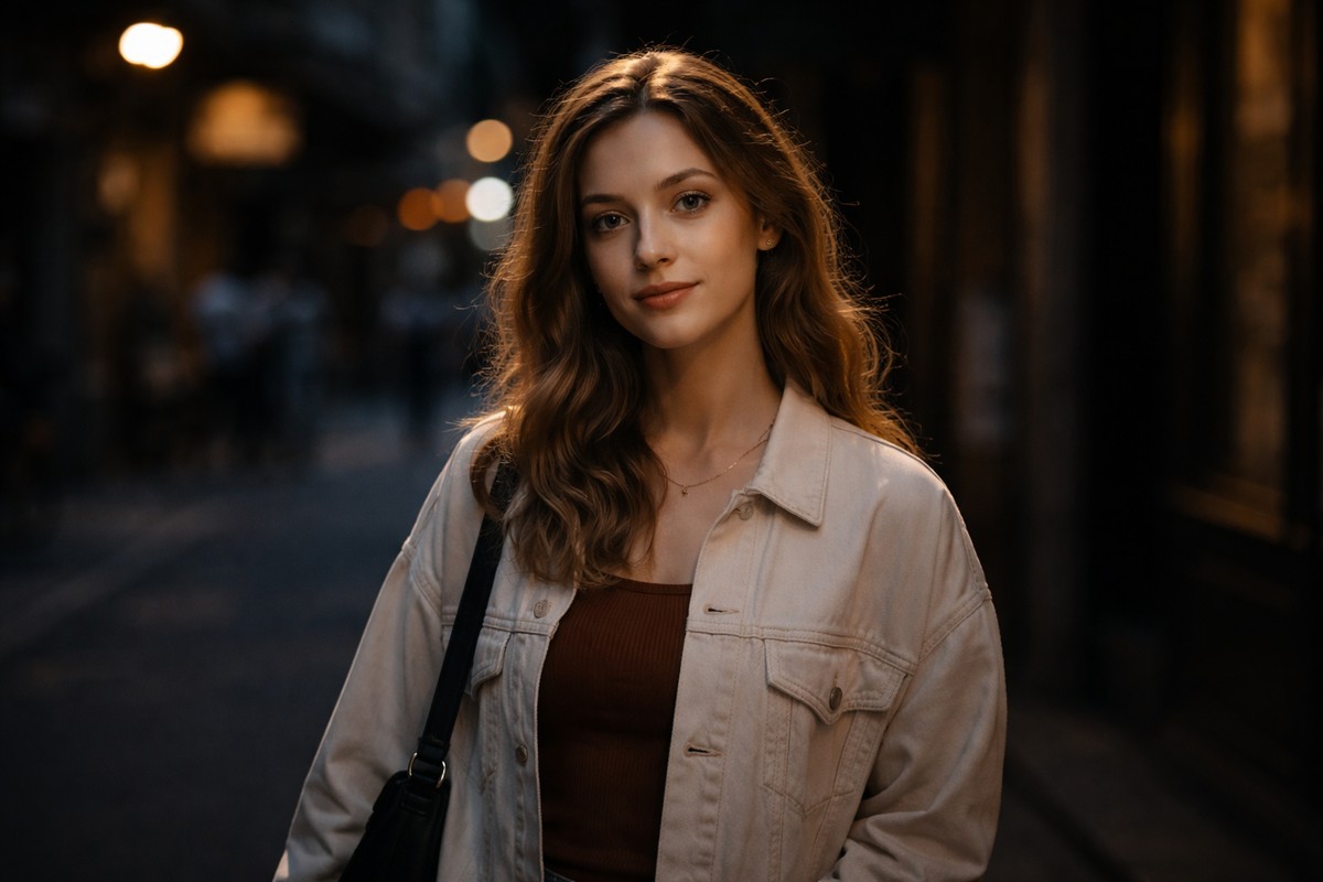 Street portrait photo