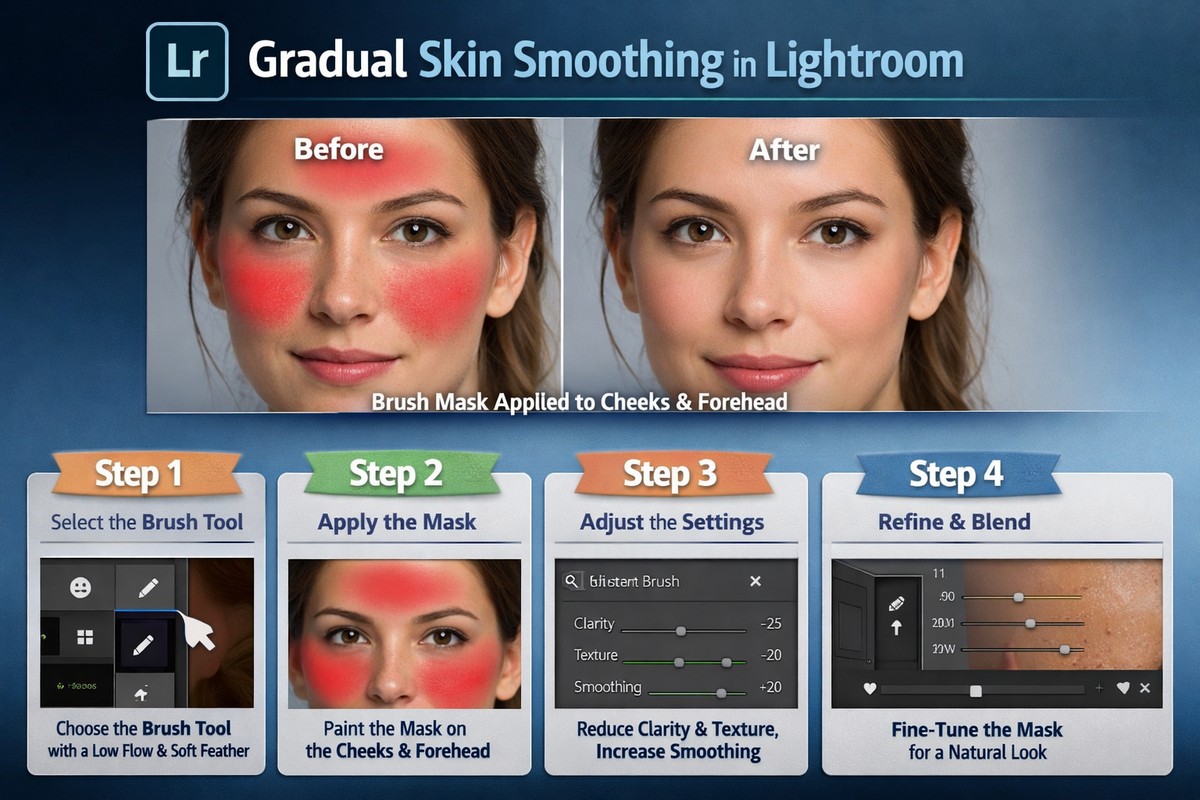 Refine Skin With a Brush Mask