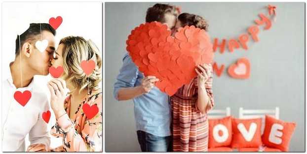 Фотосессия на 14 февраля в студии