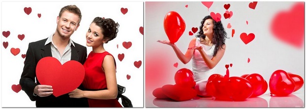 Фотосессия на День святого Валентина в студии