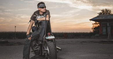 Фотосессия байкера
