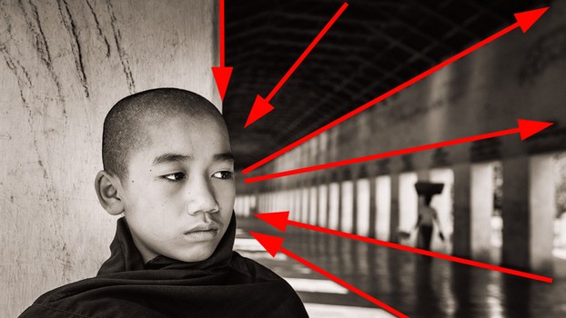 Направляющие линии в композиции