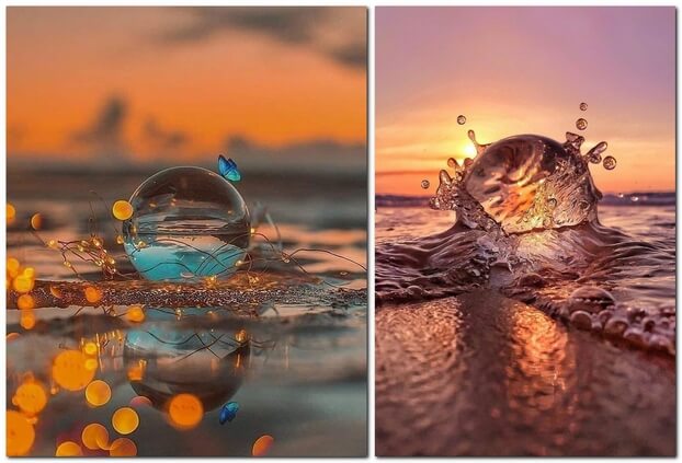 Стеклянный шарик