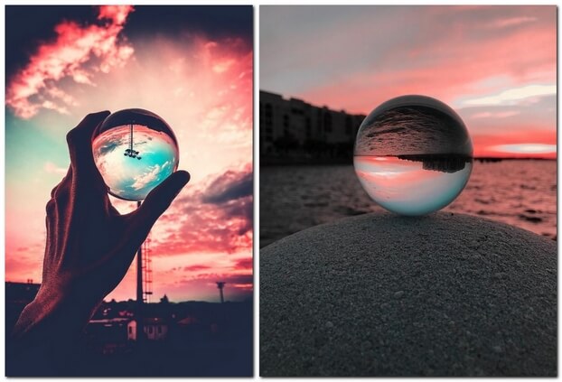 Стеклянный шарик