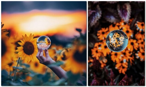 Шарик из стекла