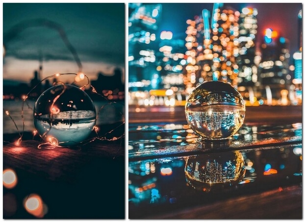 Стеклянный шарик