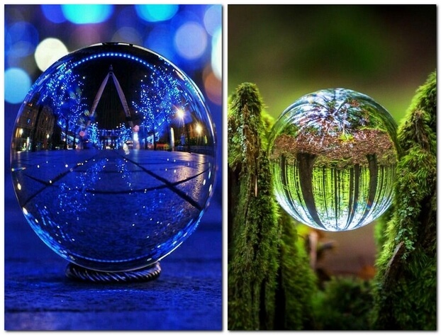 Шарик из стекла