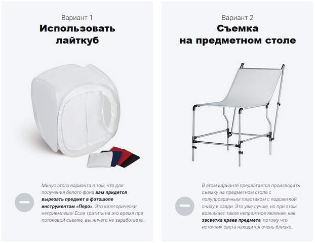 Фотосъемка на белом фоне