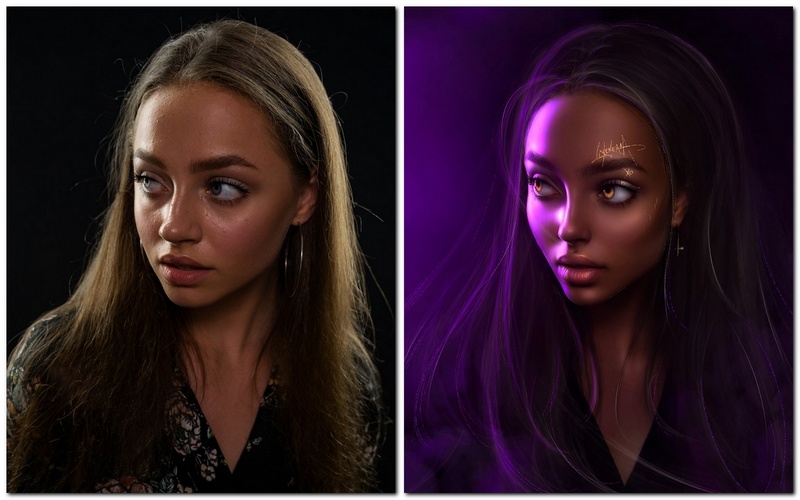 Макс Твейн арт до и после