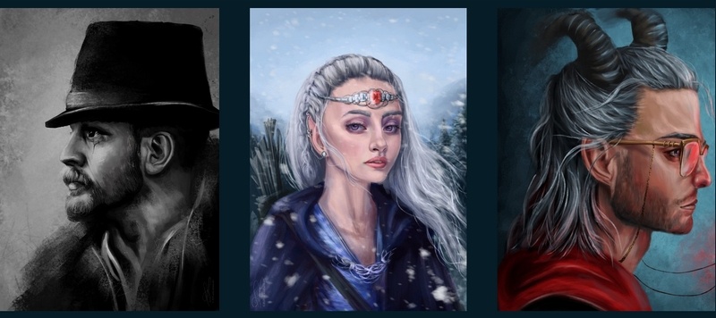 портреты с элементами фэнтези