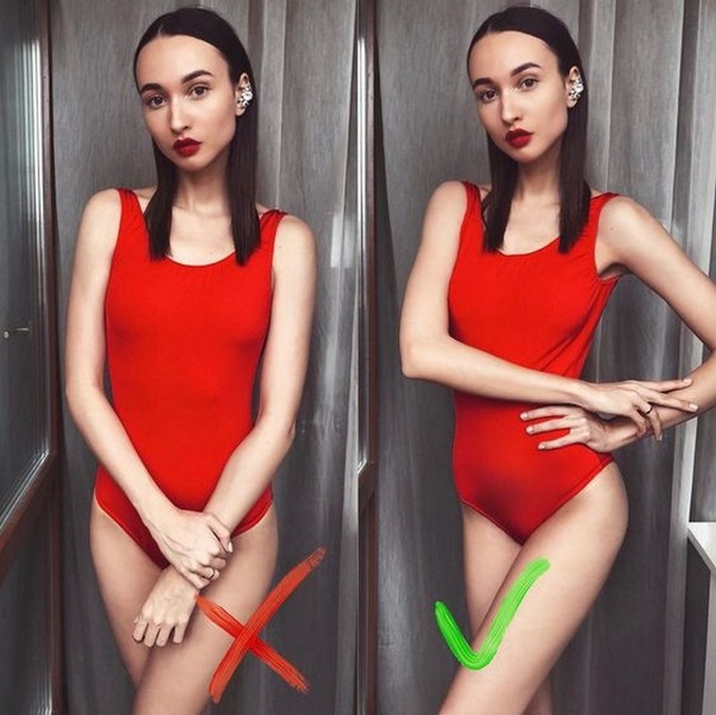 Руки в кольце на боку